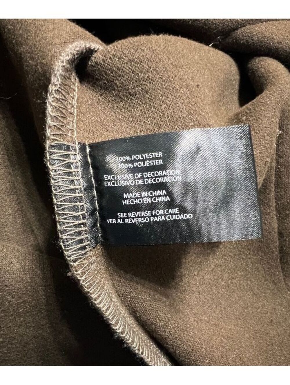 Banana Republic Wool Look Shacket Jacket Brown Oversized Utility Workwear XL - Picture 7 of 8